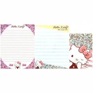 Papel de carta Sanrio Hello Kitty leopard print C