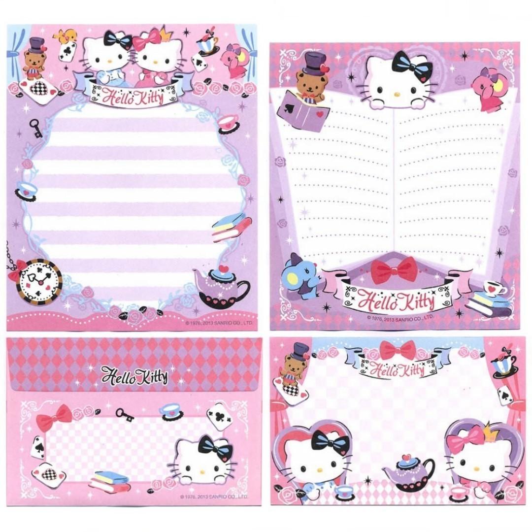 Papel de carta Sanrio Hello Kitty Alice A