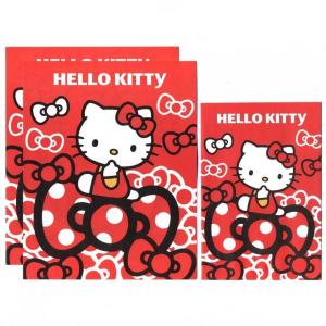 Papel de carta Sanrio Hello Kitty Red Poa