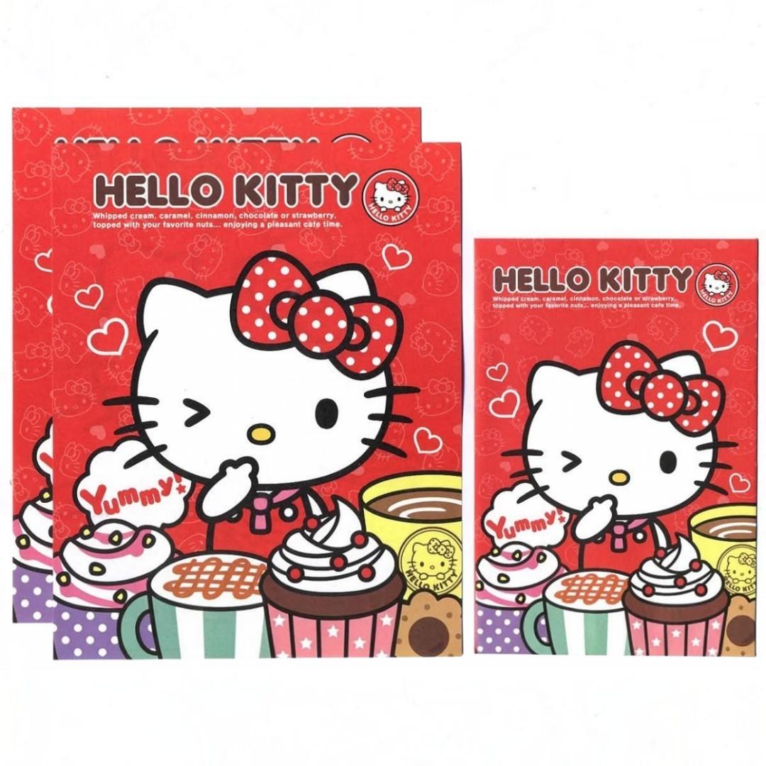 Papel de carta Sanrio Hello Kitty Cup cake Red