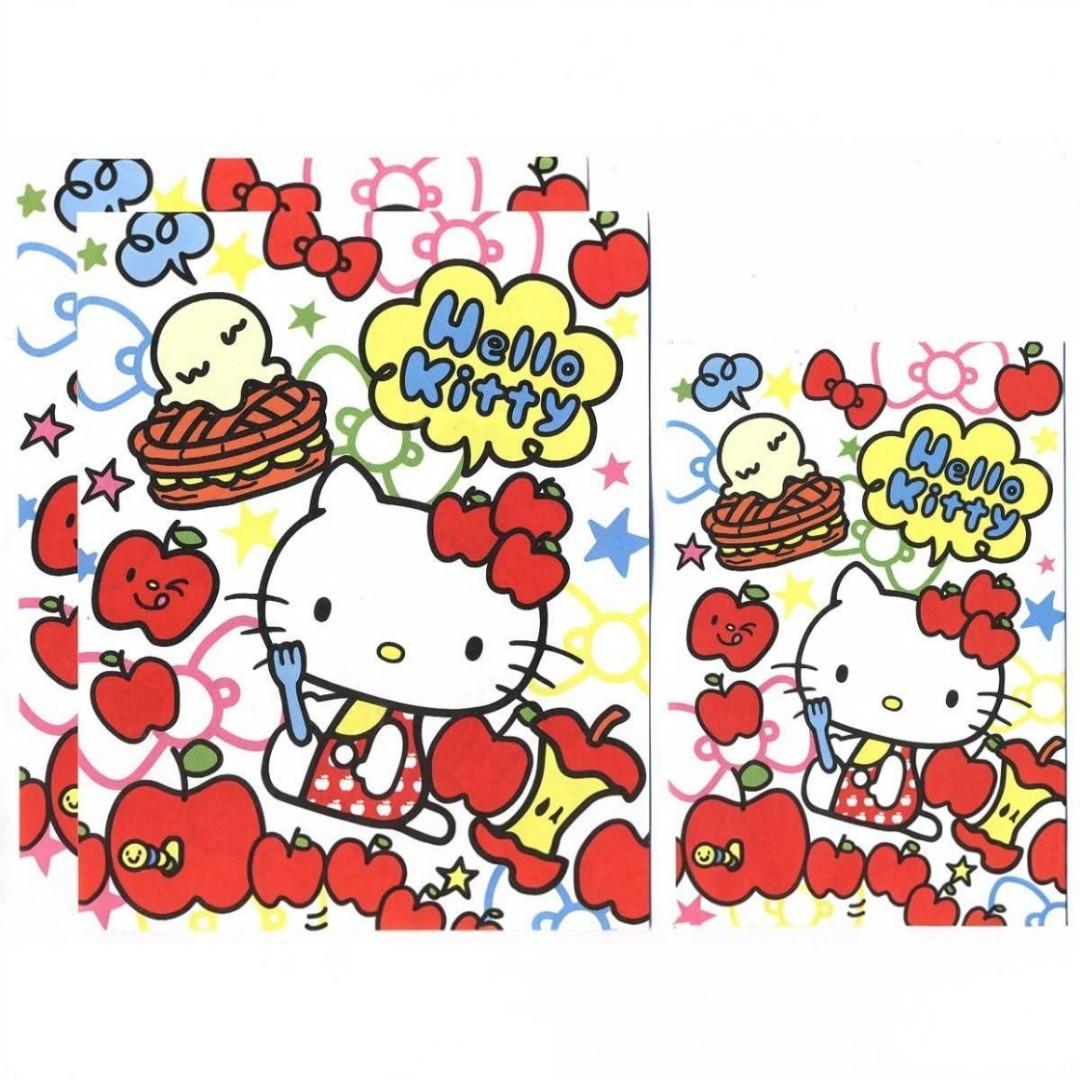 Papel de carta Sanrio Hello Kitty White Apple