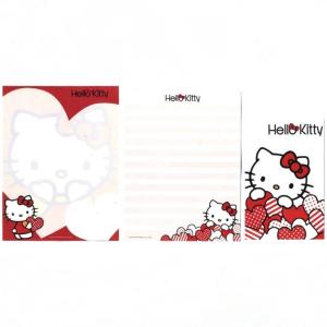 Papel de carta Sanrio Hello Kitty corações