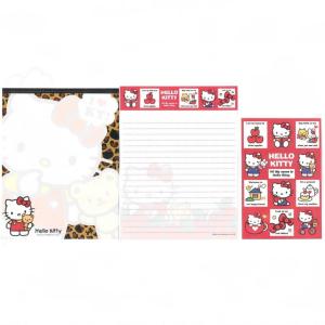 Papel de carta Sanrio Hello Kitty oncinha marron