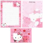 Papel de carta Sanrio Hello Kitty Pink bear