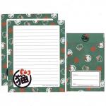 Papel de carta Sanrio Hello Kitty Green