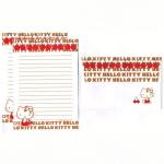 Papel de carta Sanrio Hello Kitty Cerejas pequeno