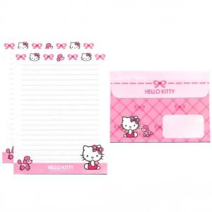 Papel de carta Sanrio Hello Kitty poodle pink