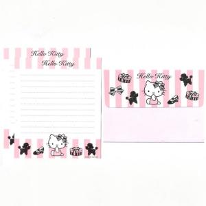 Papel de carta Sanrio Hello Kitty poodle black