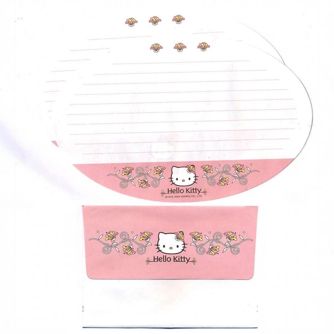 Papel de carta Sanrio Hello Kitty oval