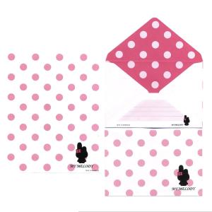 Papel de carta Sanrio My Melody poa branco