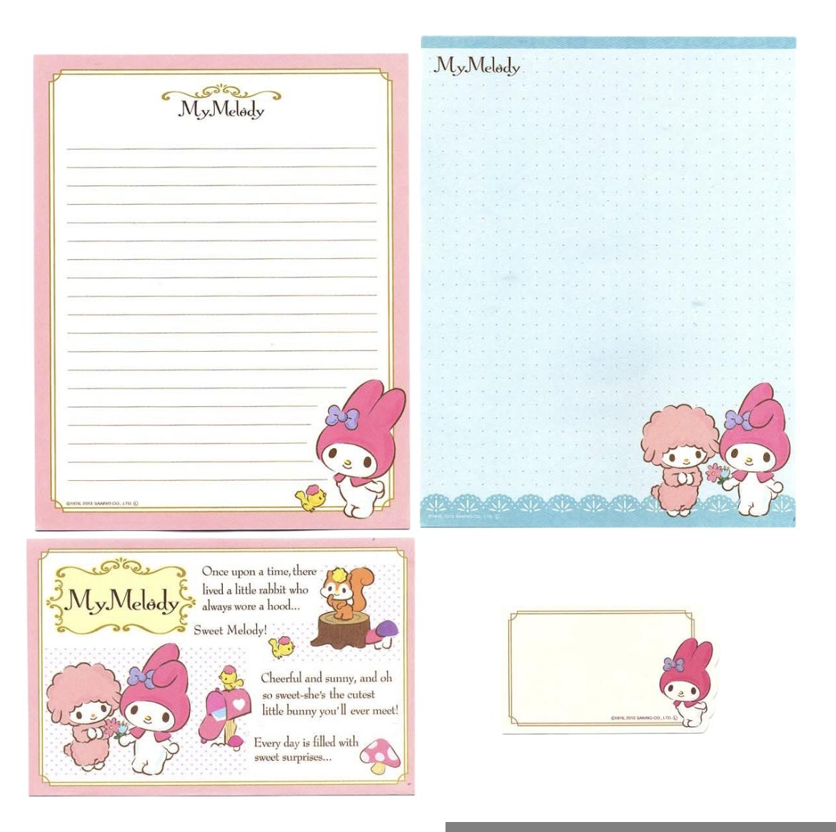 Appel de carta Sanrio My Melody esquilo