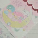 Papel de carta Little Twin Stars Pônei Rosa