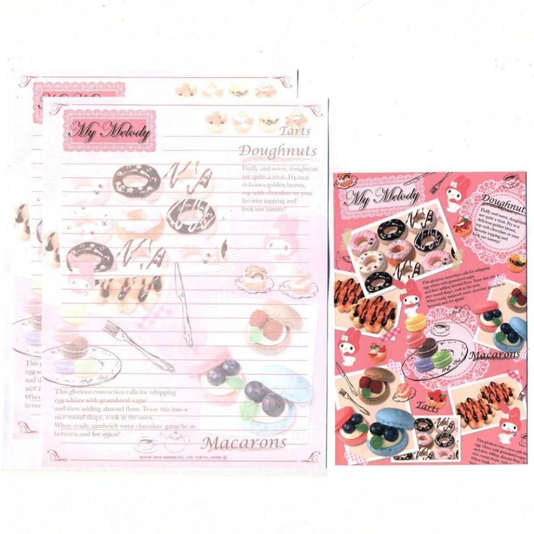 Papel de carta Sanrio My Melody Macarons A