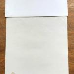 Conjunto raro de papel e envelope Kim Tânia