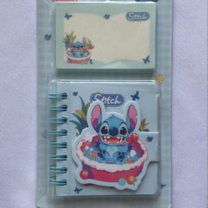 Agendinha Stitch com bloquinho de nota.