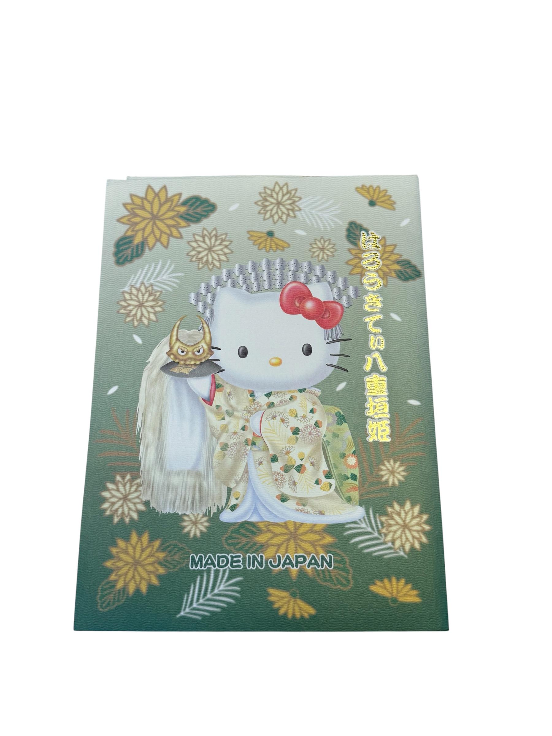 Papel de carta Hello Kitty com vestimenta Japonesa