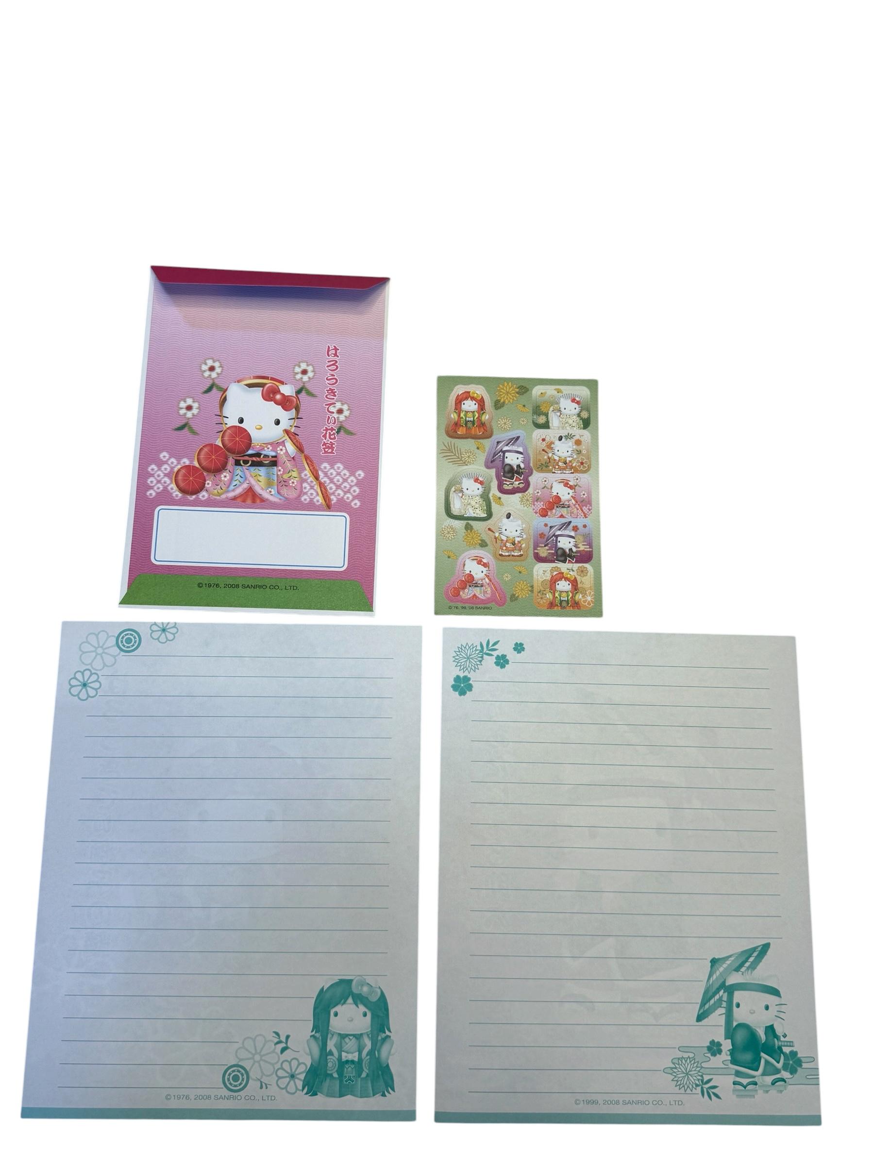 Papel de carta Hello Kitty Vestimenta Japonesa B
