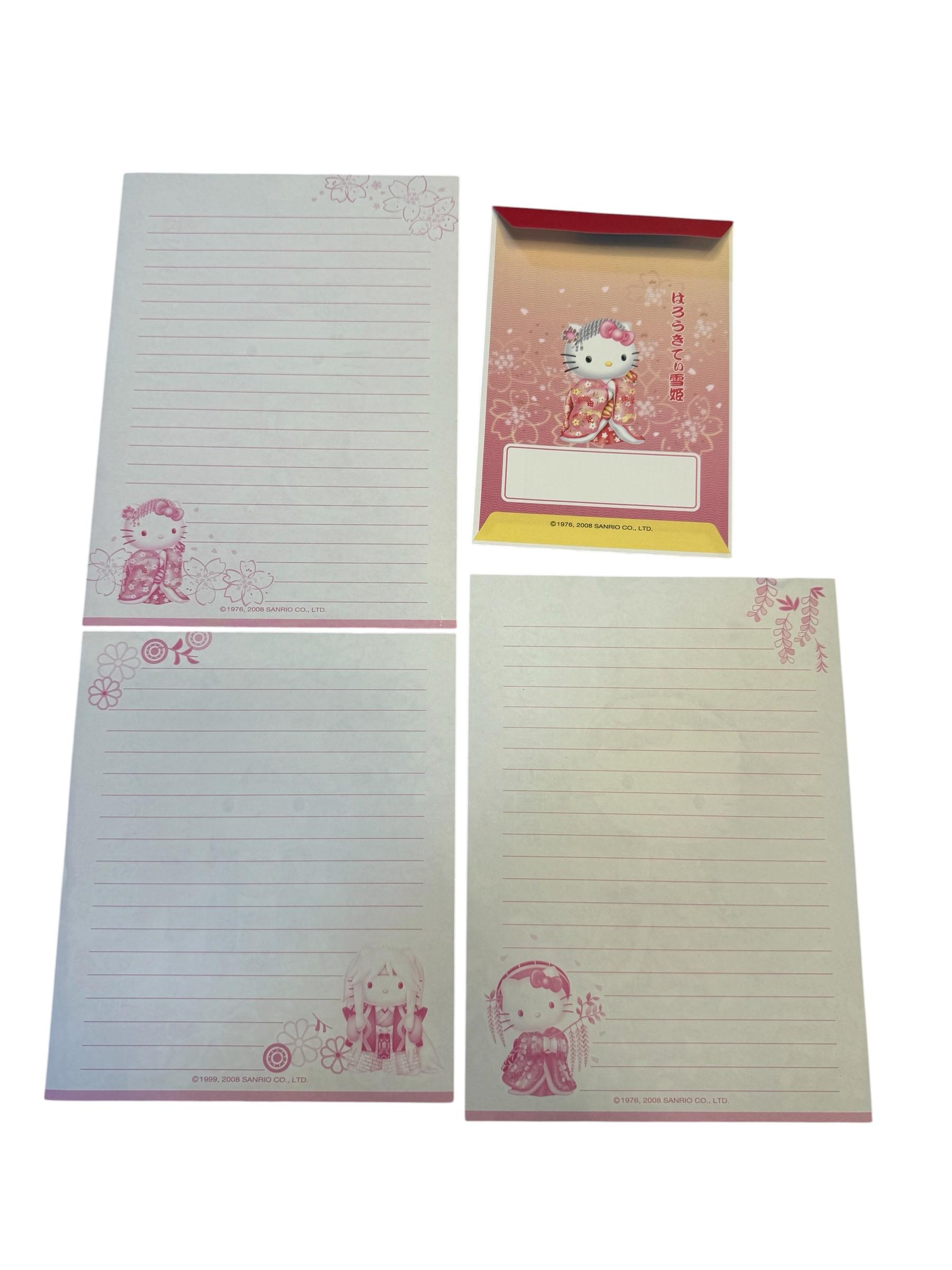 Papel de carta Hello Kitty Japonesa C