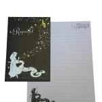Papel de carta Rapunzel noite