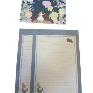 Papel de carta Alice floresta