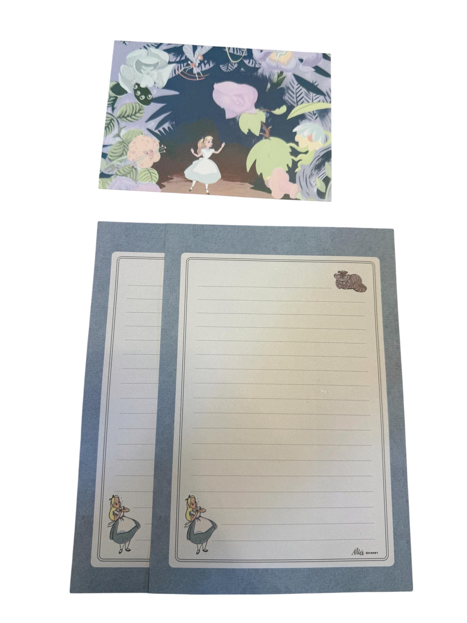 Papel de carta Alice floresta