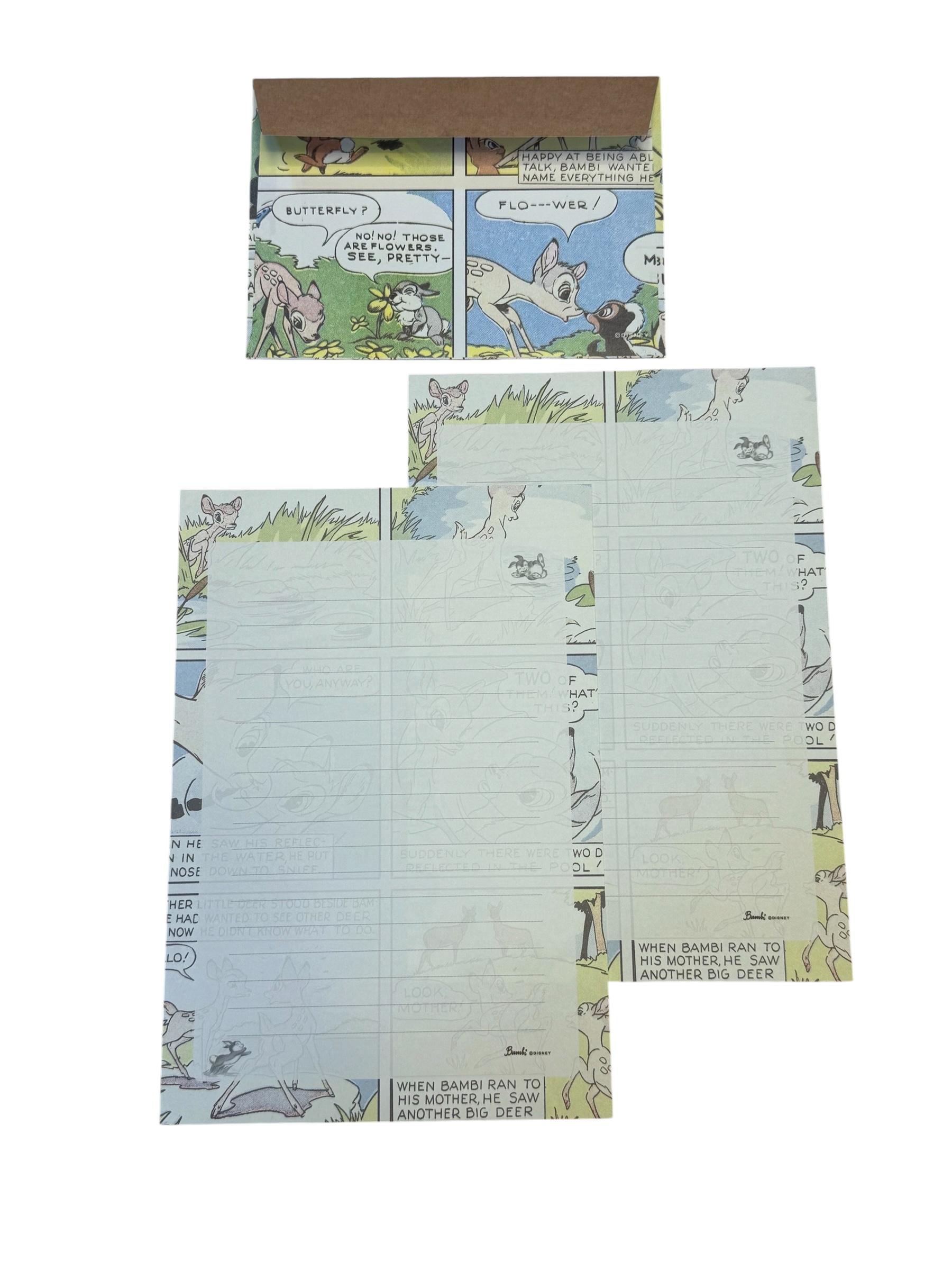 Papel de carta Bambi Raro