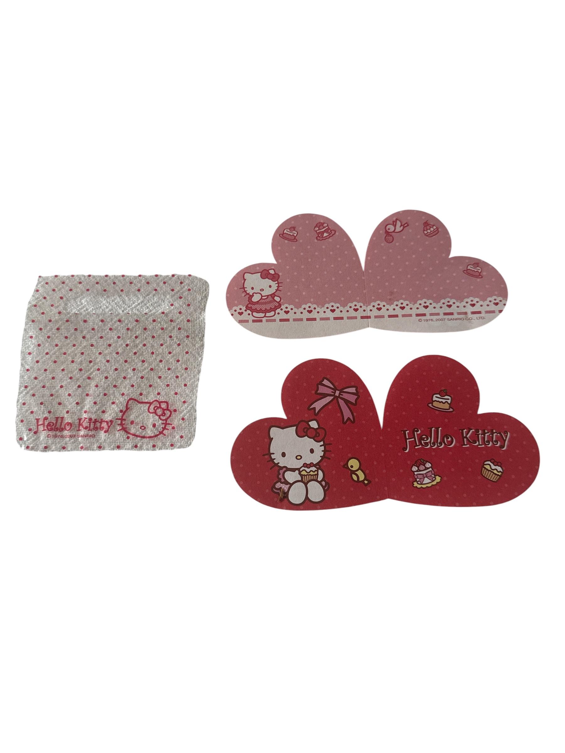 Papel de carta Hello Kitty two hearts pequeno