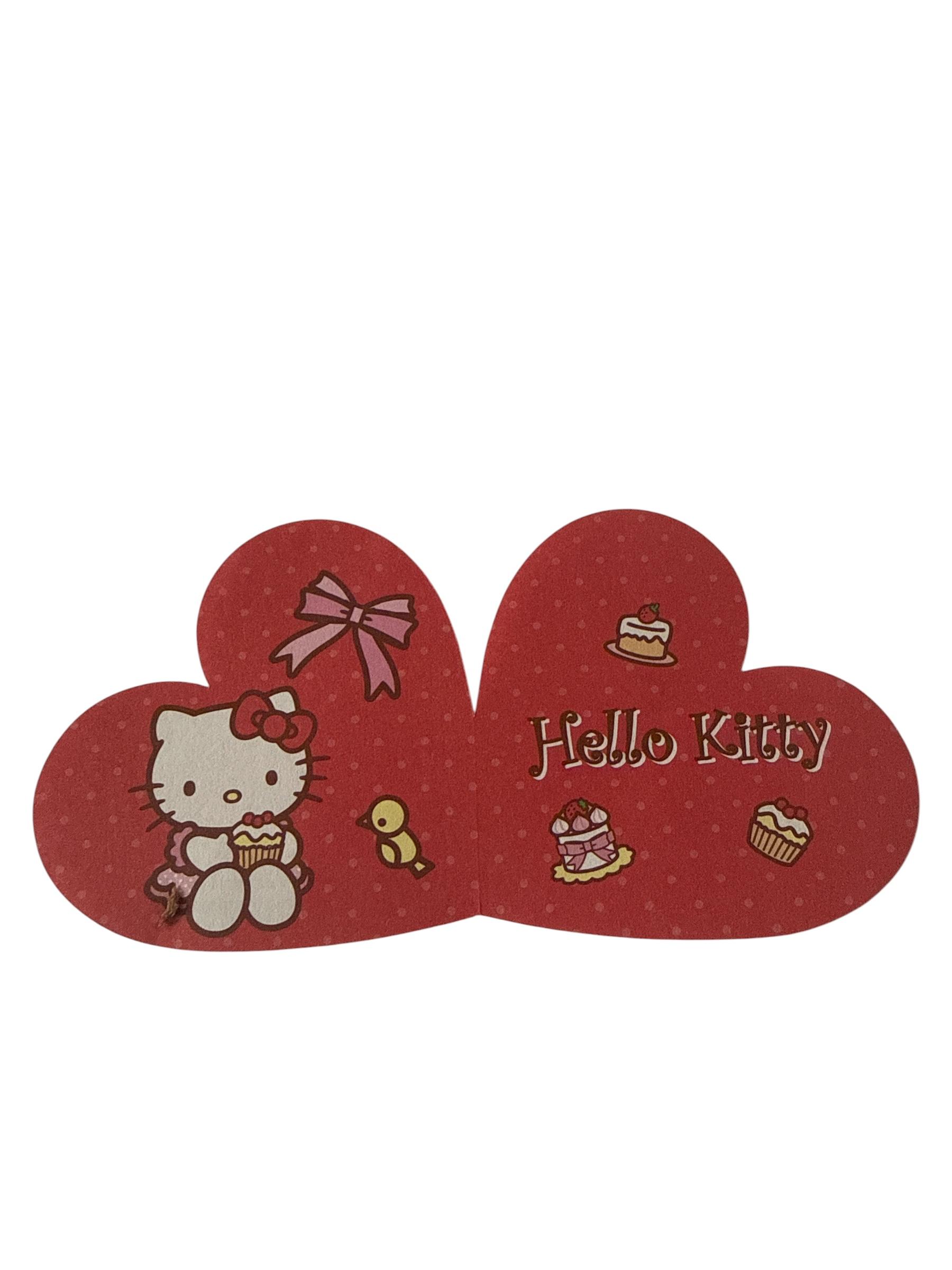 Papel de carta Hello Kitty two hearts pequeno