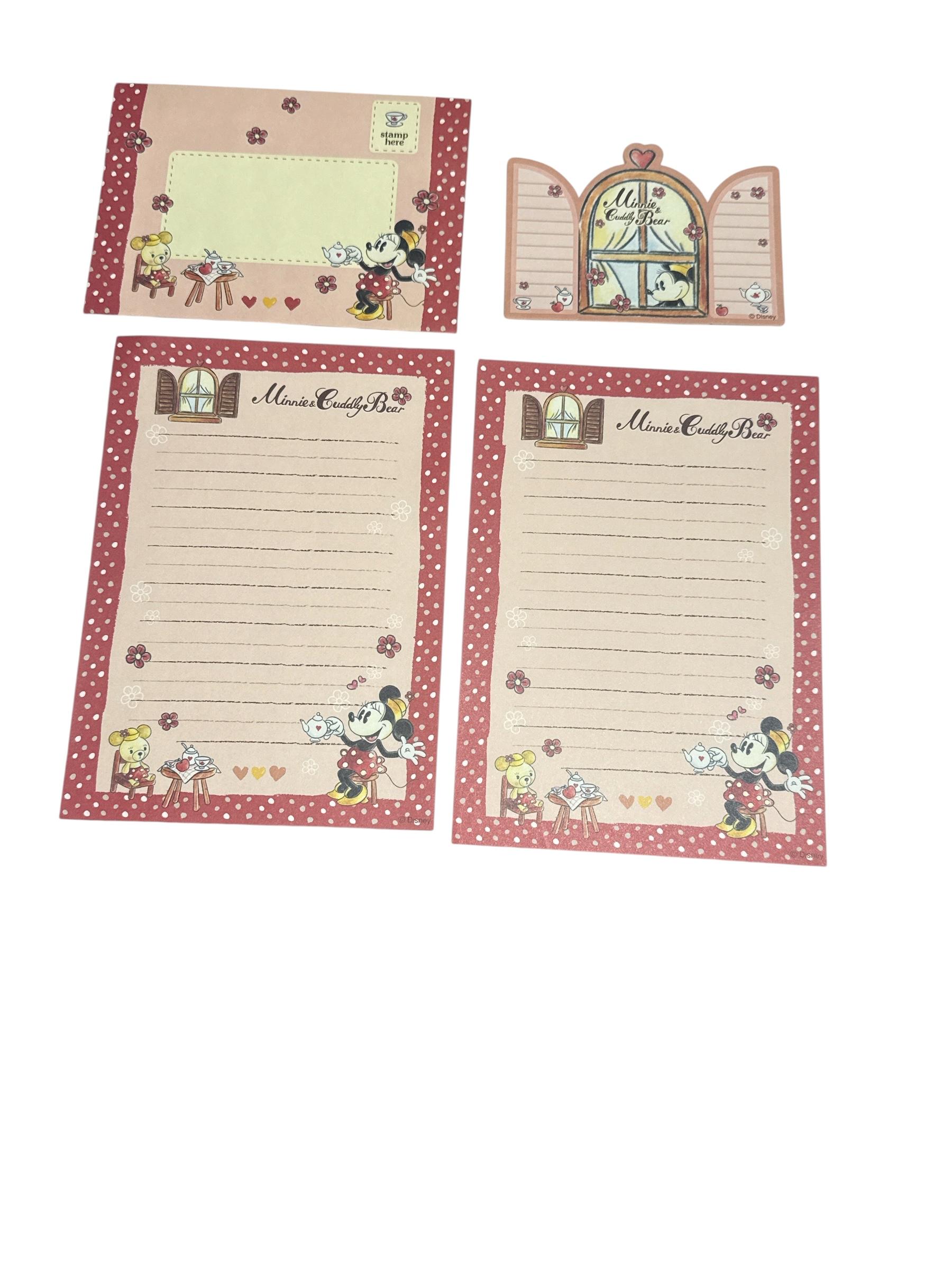 Papel de carta Minnie red