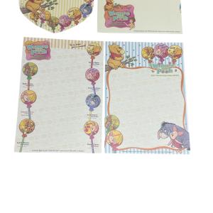 Papel de carta Ursinho Pooh pirulitos B