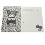 Papel de carta Kuromi laço Grey