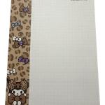 Papel de carta Kuromi laço Grey