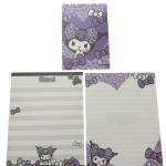 Papel de carta Kuromi laço 2