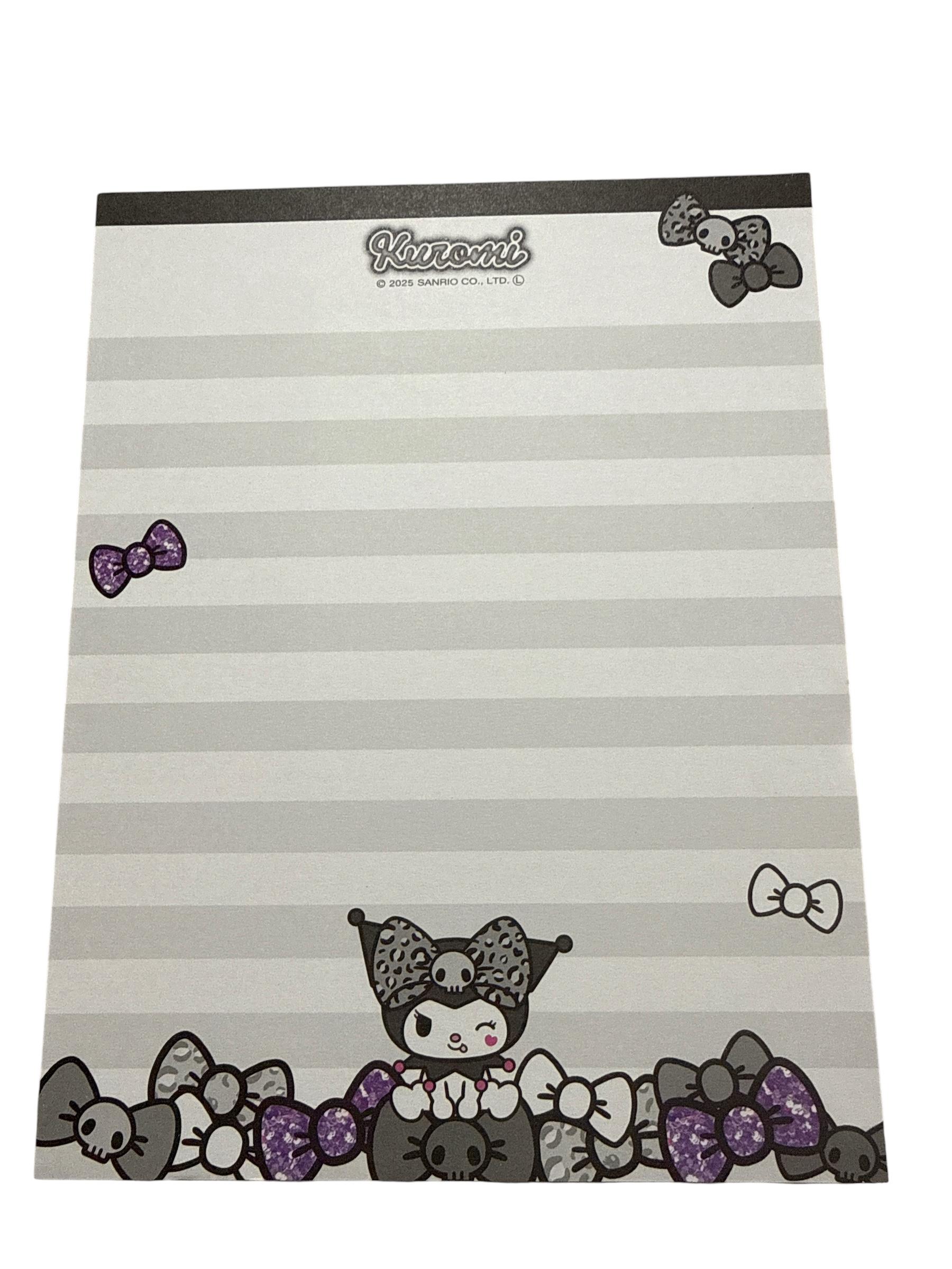 Papel de carta Kuromi laço 2