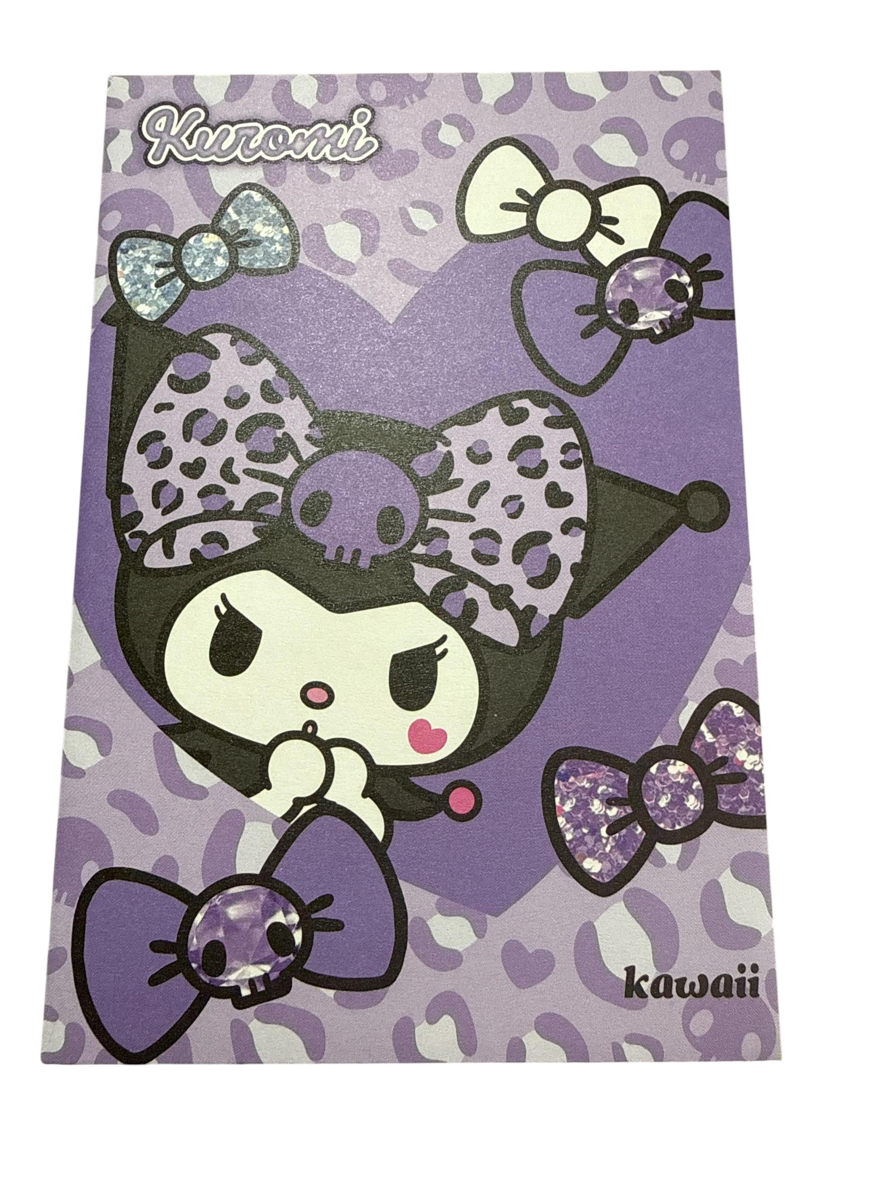 Papel de carta Kuromi laço 2