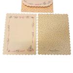Papel de carta Marron Cream Rosas