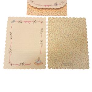 Papel de carta Marron Cream Rosas