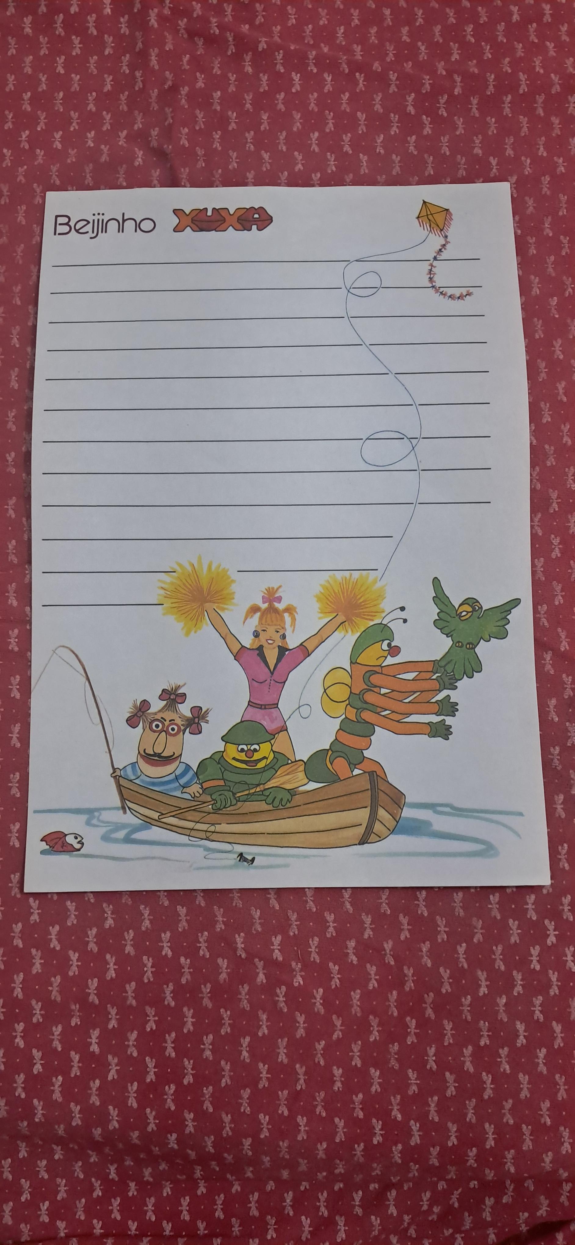 Papeis de carta xuxa