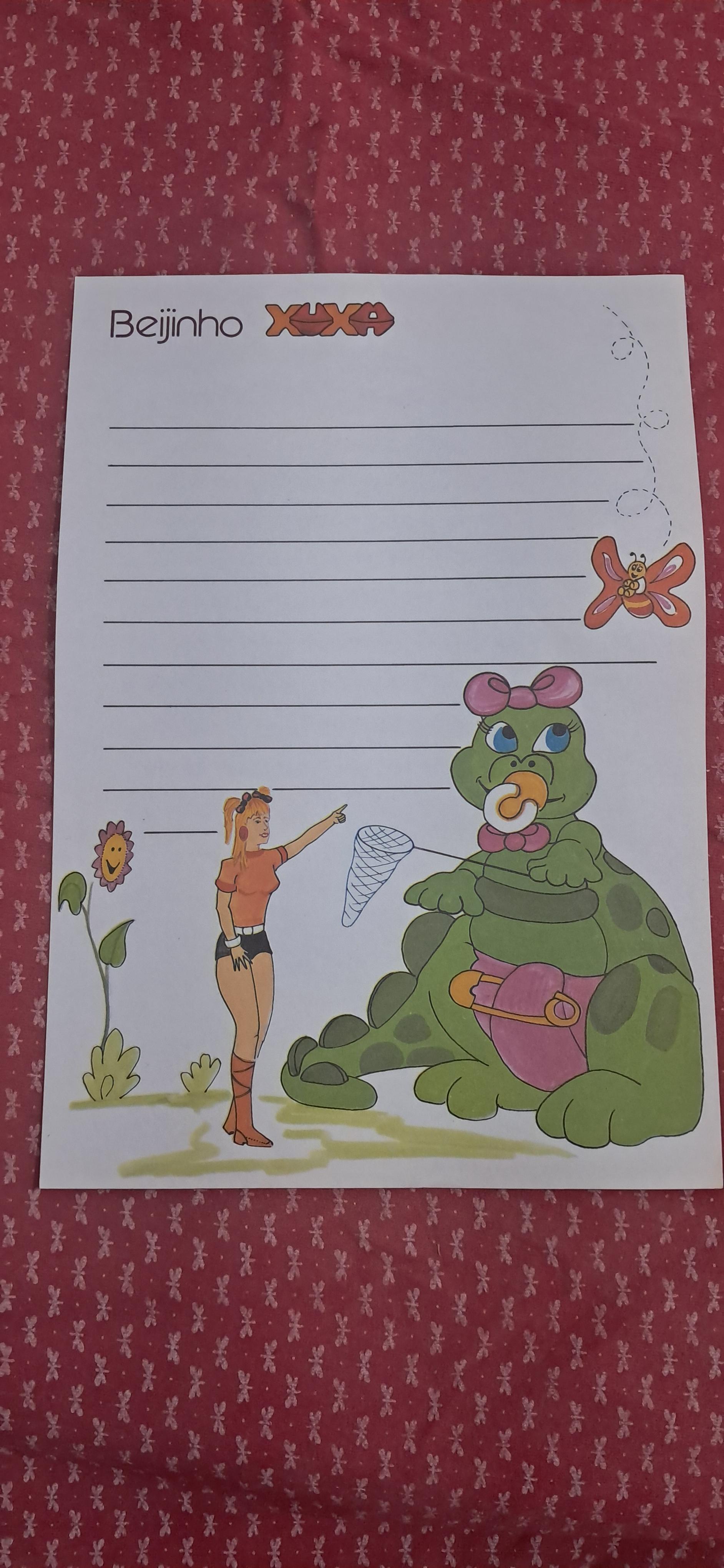 Papeis de carta xuxa