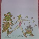 Papeis de carta xuxa