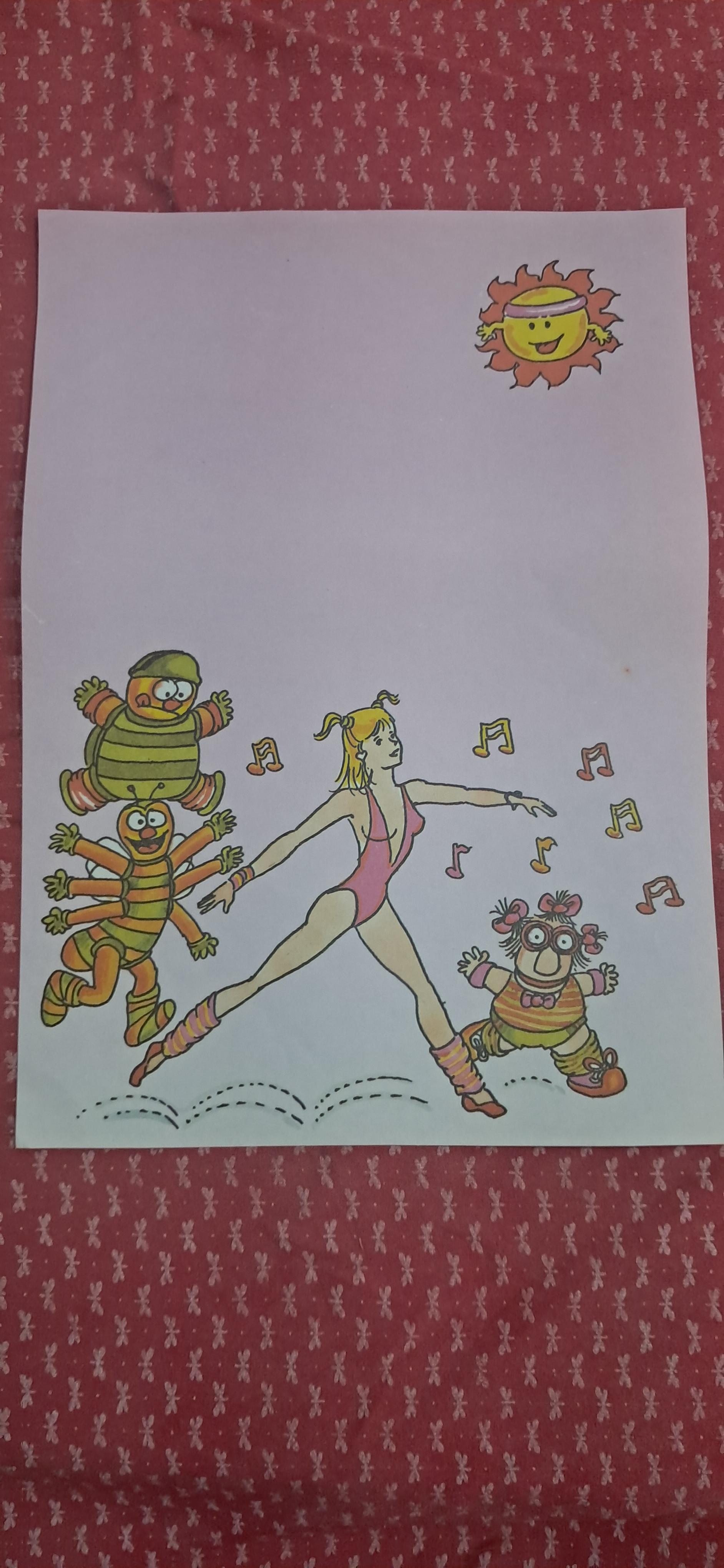 Papeis de carta xuxa