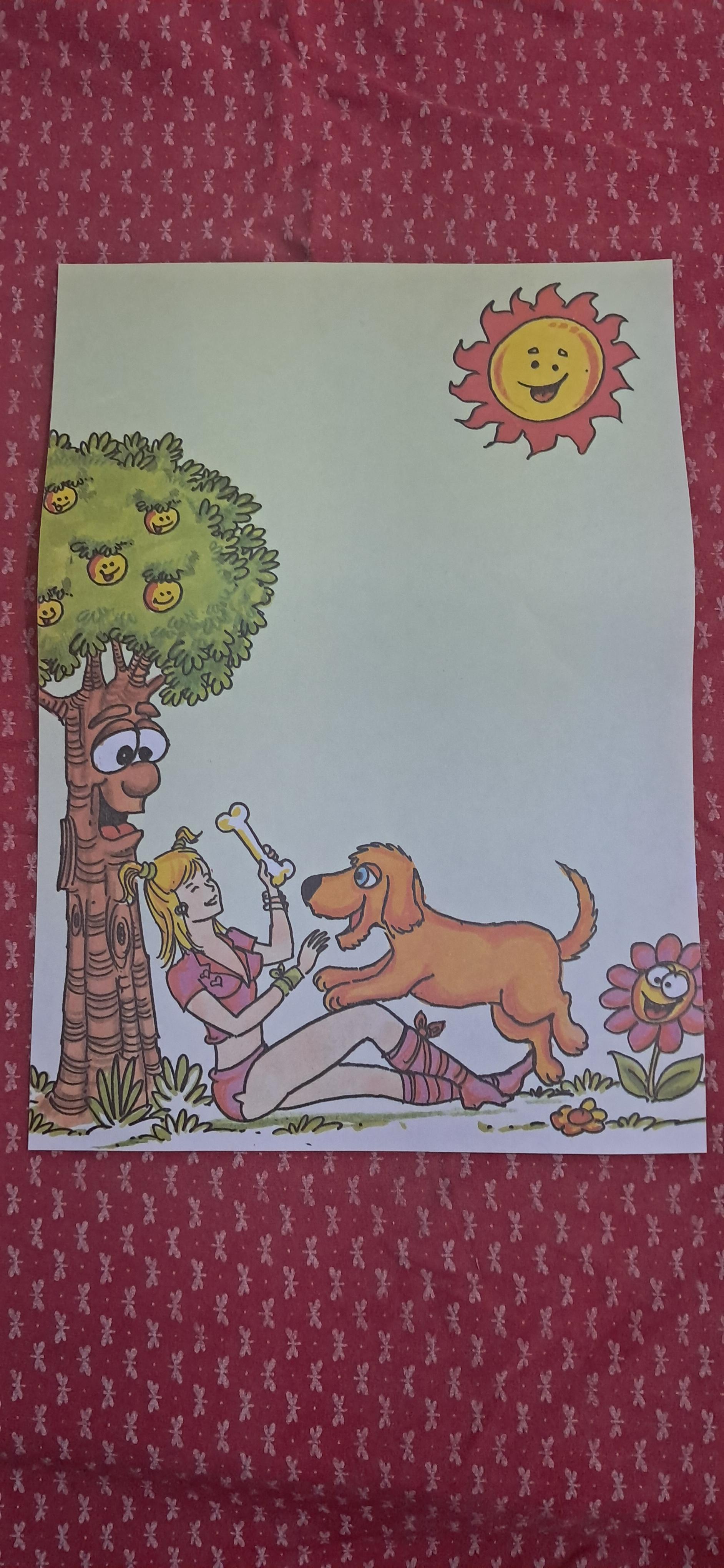 Papeis de carta xuxa