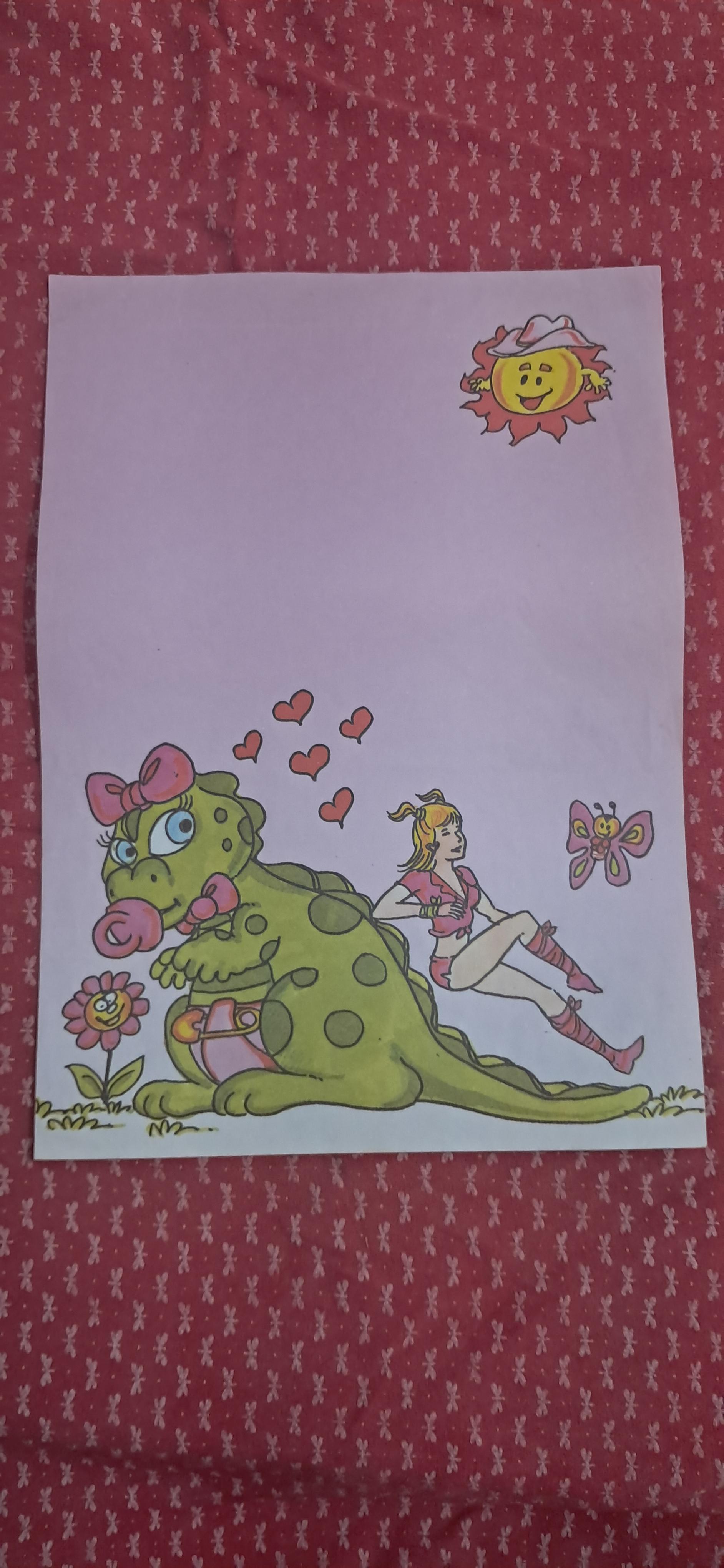 Papeis de carta xuxa