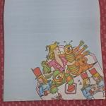 Papeis de carta xuxa