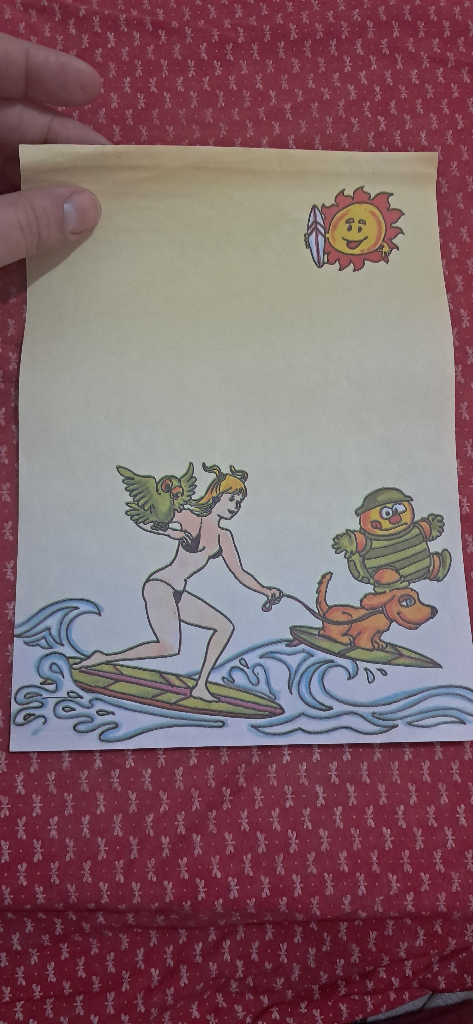 Papeis de carta xuxa
