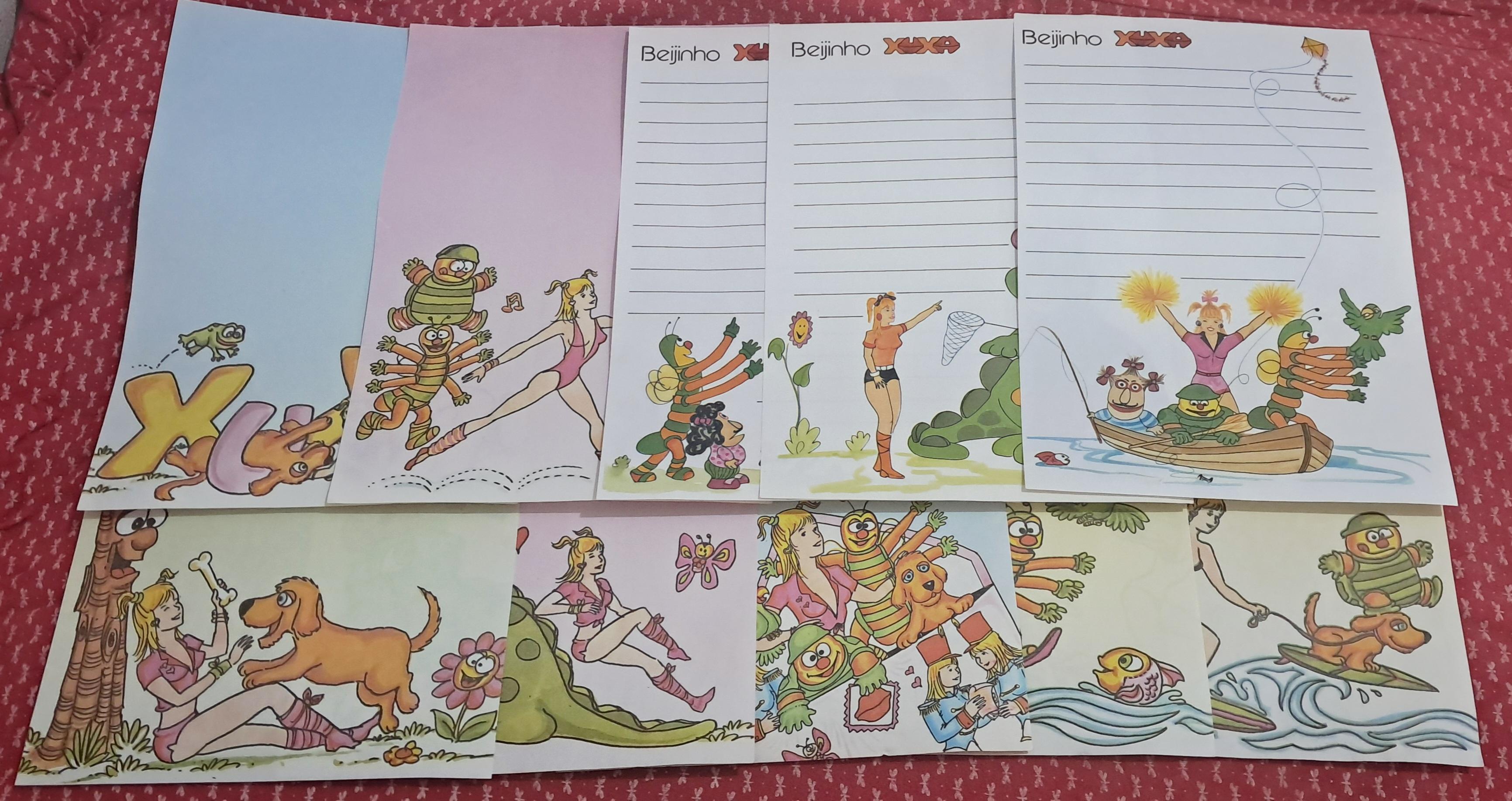 Papeis de carta xuxa