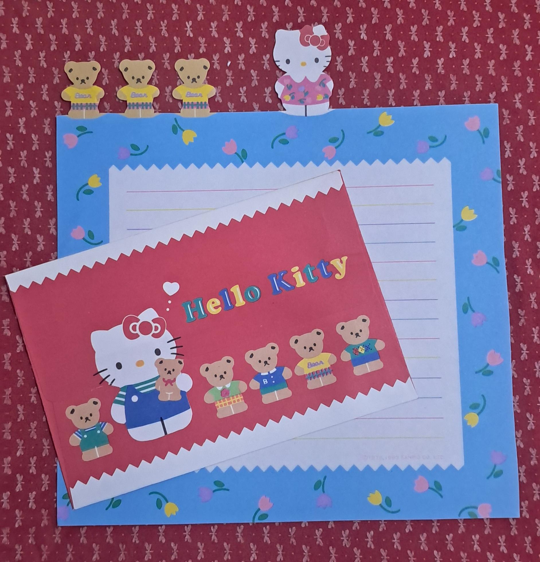 Papel de carta hello kitty