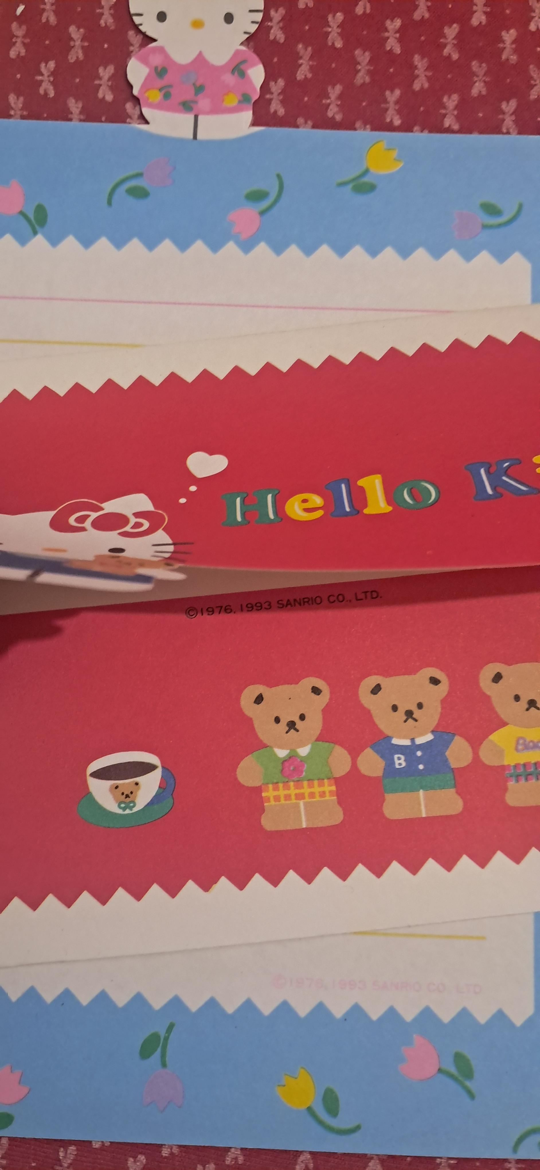 Papel de carta hello kitty