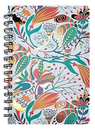 Caderno Espiral Floral - KAZ