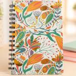 Caderno Espiral Floral - KAZ